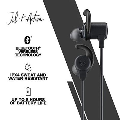 Skullcandy Jib+ Active Hoofdtelefoon, zweetbestendig, zwart