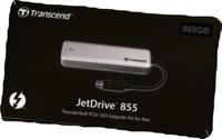 Transcend JetDrive™ 855 Mac 960 GB Externe SSD harde schijf Thunderbolt 3 Zilver TS960GJDM855 - thumbnail