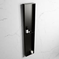 MONDIAZ EASY Nis 89,5x29,5cm in solid surface kleur Urban | Urban. 2 vakken geschikt voor in- of opbouw - thumbnail