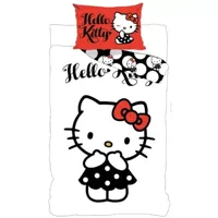 Hello Kitty jurk Dekbedovertrek 140 X 200 cm - 70x90 cm - katoen - thumbnail