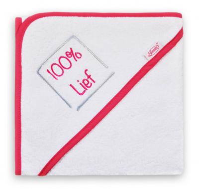 Funnies badcape 100 % lief junior 80 cm katoen Funnies badcape 100 % lief junior 80 cm katoen