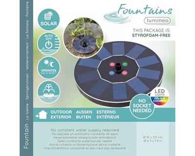 Tuinfontein Lumineo 893035 Plastic 16 x 3,5 cm