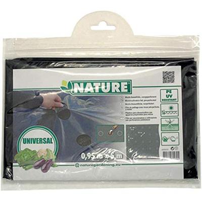 Nature universeel kweekfolie zwart 0.95x5 m