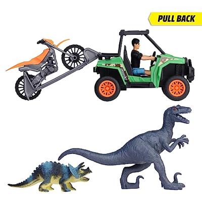 Dinosaur Hunter Box - Dickie - Inclusief 1 gelede figuur en 2 dinosaurussen - thumbnail
