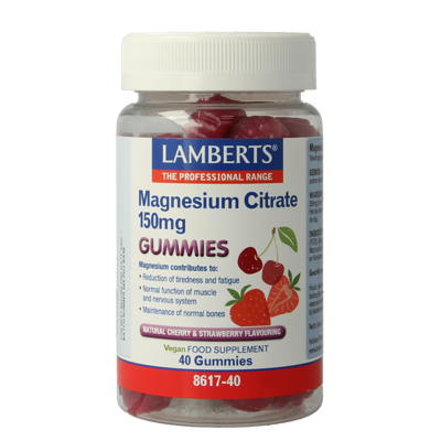 Lamberts Magnesium citraat 40 Gummies Lamberts Magnesium citraat 40 Gummies
