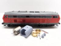 micromotor HBR002C motor ombouwset voor Brawa H0 BR 216, V 160 - thumbnail