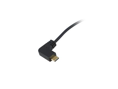 Equip 128889 USB 2.0 C naar C 90° schuine spiraalkabel, stekker/stekker, 1,0 m