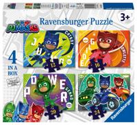 Ravensburger puzzel PJ masks 4in1box 12+16+20+24 stukjes - thumbnail