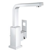 Grohe Eurocube Wastafelkraan Verhoogd Met Waste Chroom - thumbnail