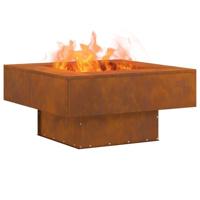 Vuurkorf Bruin 80 x 80 x 40 cm Cortenstaal - thumbnail