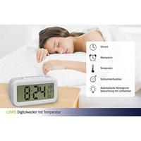 TFA Dostmann 60.2018.02 Wekker Kwarts Wit Alarmtijden 1 - thumbnail