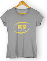 T-shirt Unisex Grijs - K9 Sportswear - thumbnail