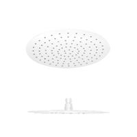 Hoofddouche Best Design White Luxe Rond 30 cm Mat Wit - thumbnail