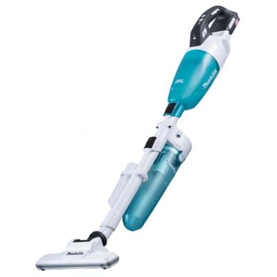 Makita CL001GZ22 | Steelstofzuiger | 40 V Max | Witte uitvoering met blauwe transparante capsule | met cycloon stofafscheider | Body | zonder accu's