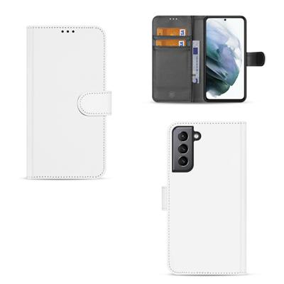 Samsung Galaxy S21 FE | Book Case | Wit met Pasjeshouder