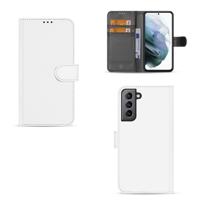 Samsung Galaxy S21 FE | Book Case | Wit met Pasjeshouder - thumbnail