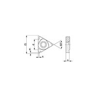 Promat/Tecwerk Wisselplaat | 16IR300 ISO PK30 | rechts | inwendig snijden - 4000604938 - thumbnail