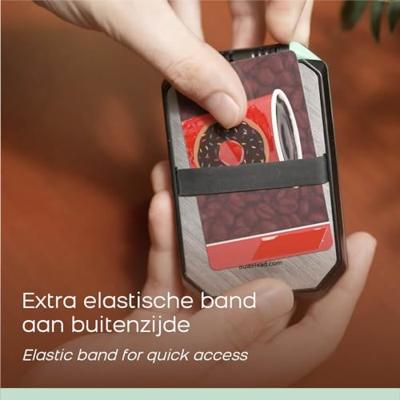 Slim Mint Wallet - Pasjeshouder en Portemonnee