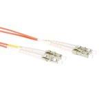 ACT RL9530 Glasvezel Patchkabel Duplex LSZH - LC/LC 50/125µm OM2 - 30 meter