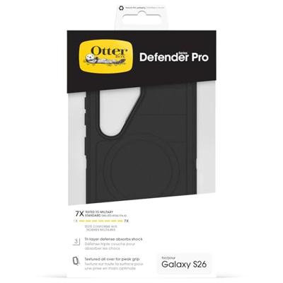 Otterbox Defender Pro Case Samsung Galaxy S26 Zwart MagSafe compatible, Met magneetmodule Otterbox Defender Pro Case Samsung Galaxy S26 Zwart MagSafe compatible, Met magneetmodule
