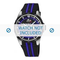 Horlogeband Lotus 18259/2 Rubber Zwart 22mm - thumbnail