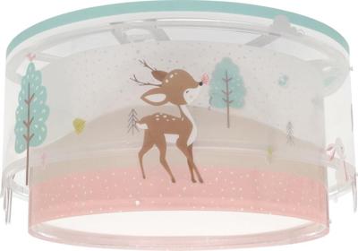 Dalber Kinderkamer plafondlampLoving Deer roze - 61276