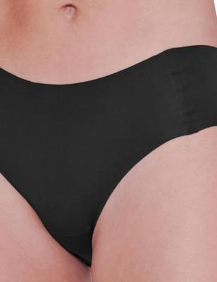Zero Feel hipster 2.0 - Invisible - Naadloze dames short - Dames Onderbroek die niet doorschijnt - Zwart - Huidskleur