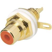 BKL ELECTRONIC Cinch/RCA-bus, verticaal, 0101144-C. Aantal polen (nummer): 2 rood, 1 stuk - thumbnail