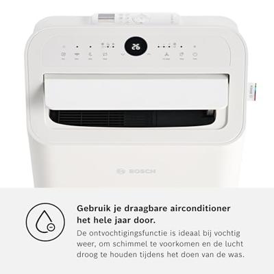 Bosch Cool 2000 Monoblock airco Energielabel: A (A+++ - D) 2.6 kW 88 m³ Wit