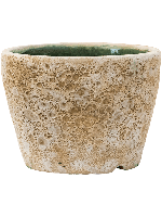 Lava Relic beige bloempot binnen 25x25x17 cm - thumbnail
