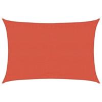 VidaXL Zonnezeil 160 g/m² rechthoekig 3,5x4,5 m hdpe terracottakleurig - thumbnail