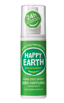 100% Natural Deo Spray Cucumber Matcha