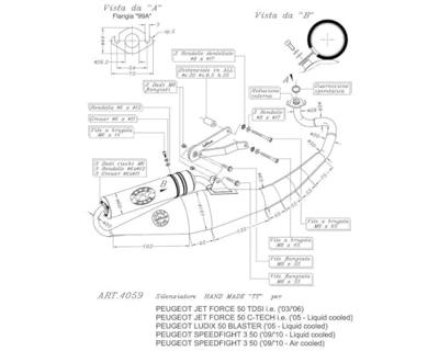 LeoVince Geluiddemper "handmade tt schalld leo compl hm tt inox