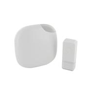 Chacon Draadloze deurbel set 100m design wit + flits - 8415021 - thumbnail