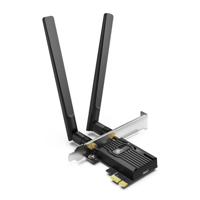 TP-Link Archer TX55E AX3000 Wi-Fi 6 Bluetooth 5.2 PCIe-adapter, Max 2402 Mbps 5 GHz en Max 574 Mbps 2,4 GHz, WPA3-encryptiestandaard, MU-MIMO, ondersteunt alleen Windows 11/10 (64-bit) - thumbnail