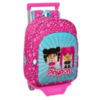 Schoolrugzak met Wielen Pinypon Blauw Roze 26 x 34 x 11 cm - thumbnail