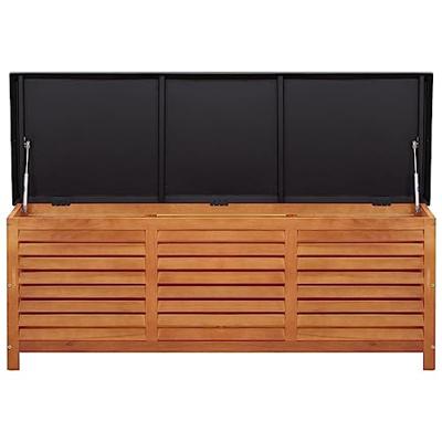 Tuinbox 150x50x55 cm massief eucalyptushout