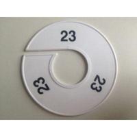 Maatring 11 cm wit/zwart 23 - thumbnail