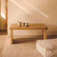 Kave Home Salontafel 'Oaq' Eiken, 89 x 62cm - thumbnail