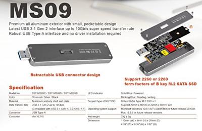 SilverStone SST-MS09C externe behuizing