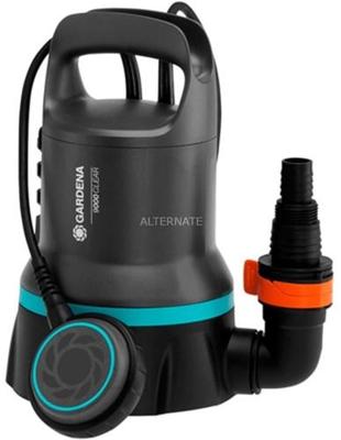 GARDENA dompelpomp 9000 dompel- en drukpompen (zwart/roestvrij staal, 9030-20)
