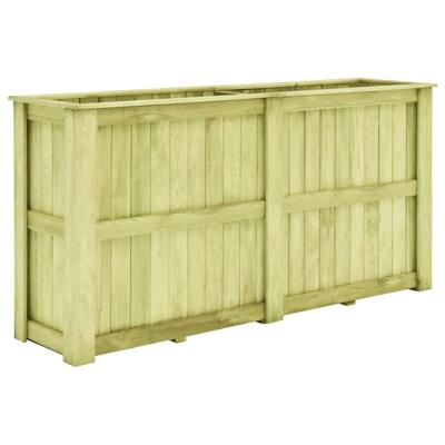 Plantenbak verhoogd 196x50x100 cm geïmpregneerd grenenhout
