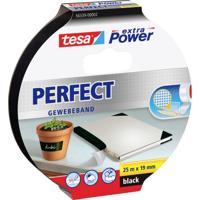 tesa PERFECT 56339-00002-01 Textieltape tesa extra Power Zwart (l x b) 25 m x 19 mm 1 stuk(s) - thumbnail