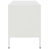 Tv-meubelen 2 st 68x39x50,5 cm staal wit - thumbnail