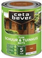 Cetabever Schuur en Tuinhuis Beits Transparant Zijdeglans - Teak - thumbnail