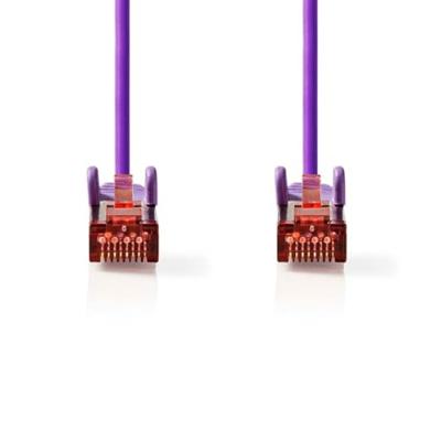 Nedis CCGL85221VT20 Cat6 Netwerkkabel Rj45 Male Rj45 Male S/ftp 2.00 M Rond Lszh Violet Label