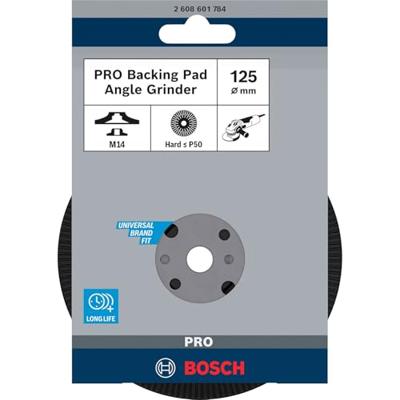 Bosch Accessories 2608601784 Steunschijf M14 hard Diameter 125 mm Bosch Accessories 2608601784 Steunschijf M14 hard Diameter 125 mm