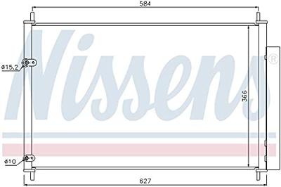 Condensator, airconditioning 940037