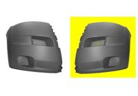 VOORBUMPERBLAD HOEK LINKS Primer +/zonder MISTLICHTGAT 1651565 - thumbnail