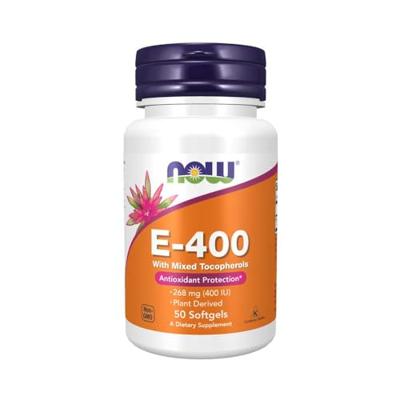 Vitamine E 400IU Now Foods 50softgels